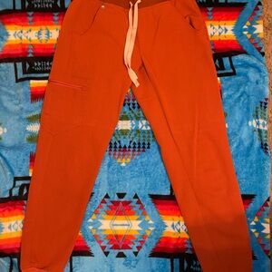 Orange figs scrub set xsmall